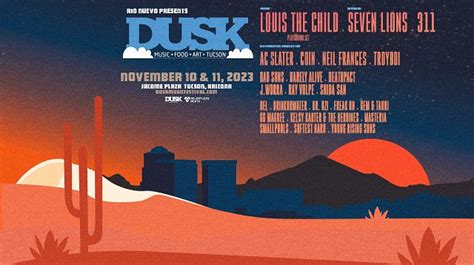 Dusk Music Festival 2023 Tickets at Jácome Plaza in Tucson by RB ...