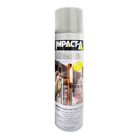 Impact-A silver gal - anti corrosion spray paint - 400g