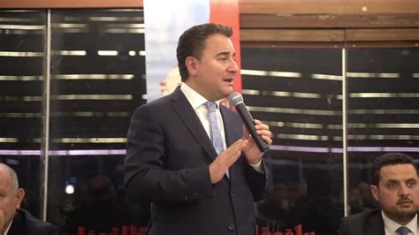 DEVA Partisi lideri Ali Babacan dan TRT eleştirisi Haberler