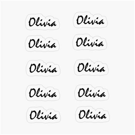 Cute Girl Names And Stickers