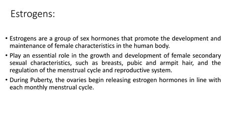PPT On Cellular And Molecular Mechanism Of Sex Hormones PPTX