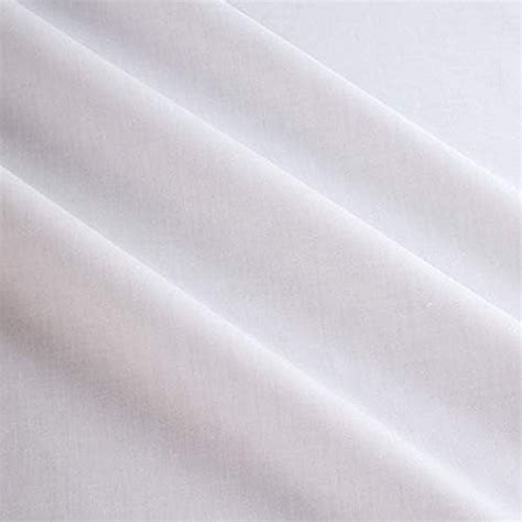 Polycotton Broadcloth White Fabric By The Yard By