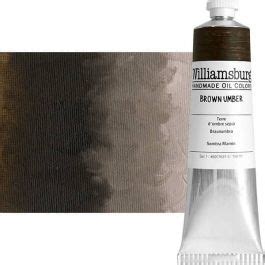 Williamsburg Handmade Oil Paint Brown Umber 150ml Tube Jerry S