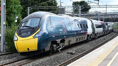 Avanti West Coast Class 390 Pendolino Hammering Through Lichfield Trent