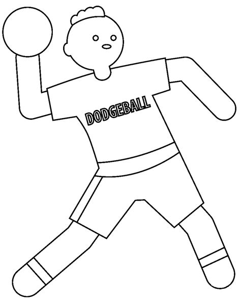 P Ginas Para Colorear De Balonmano Coloringpagesonly