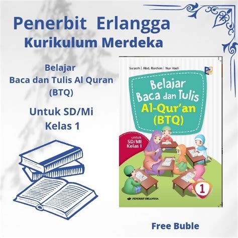 Jual Btq Kelas 1 Penilaian Belajar Baca Dan Tulis Al Quran Sd Mi Kelas