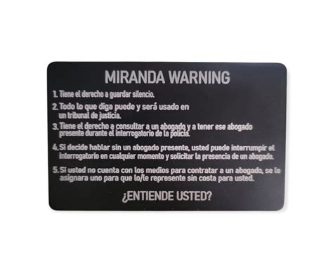 Printable Miranda Warning And Waiver