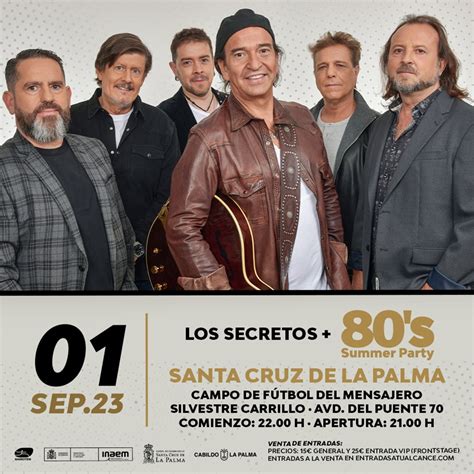 Salen A La Venta Las Entradas Del Concierto Que Los Secretos Dar En La