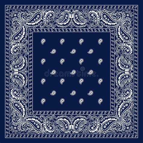 Blue Bandana Stock Illustration Illustration Of Classic 61493742