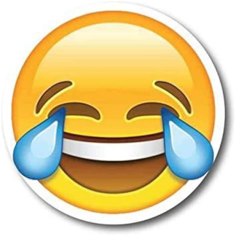 Laughing Emoji Sticker - Etsy