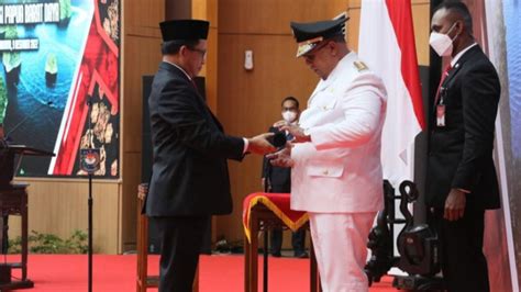 Muhammad Musaad Dilantik Sebagai Pj Gubernur Papua Barat Daya