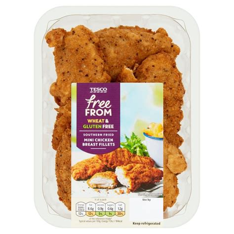 Tesco Free From Southern Fried Mini Chicken Breast Fillets 305g Tesco Groceries