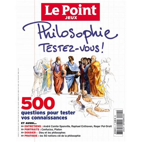 Philosophie Testez Vous Hors Série Boutique Le Point