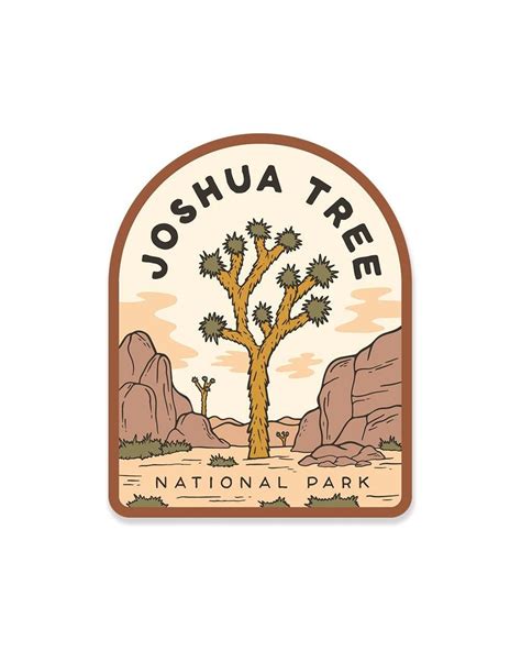 Joshua Tree National Park Sticker Joshua Tree National Park Joshua