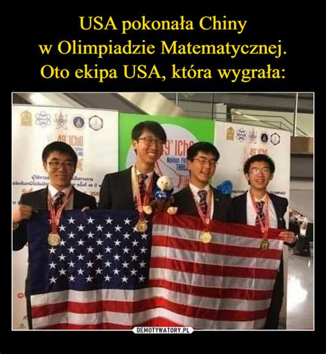 Usa Pokona A Chiny W Olimpiadzie Matematycznej Oto Ekipa Usa Kt Ra