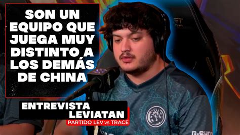 Entrevista a LEVIATAN Trace esports nos sorprendió Valorant