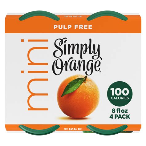 Simply Orange Juice Mini 8oz 4pk Delivered In As Fast As 15 Minutes