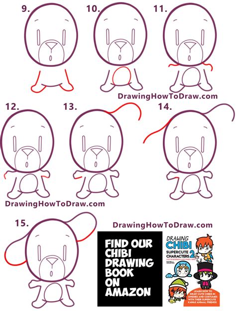 How to Draw a Cartoon Dog Standing on Two Legs Easy Step by Step ...