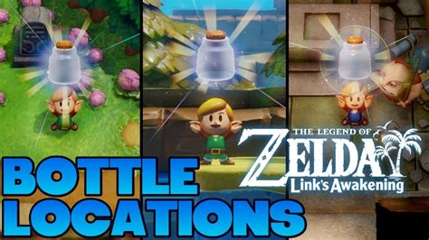 All Fairy Bottle Locations Zelda Links Awakening Switch Youtube