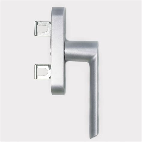 Schuco Handle 269528 With External Mechanics 2 Forks Pull Right Silver