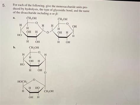 Solved 1 Classify Each Of The Following Monosaccharides As