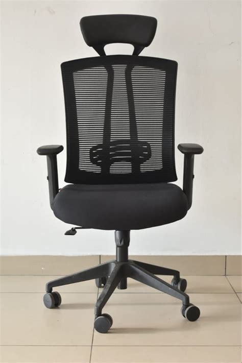 Fabric High Back Mesh Office Chair Black At Rs In Kochi Id