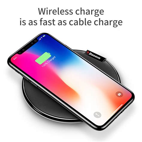 Baseus iX Desktop Wireless Charger Black (WXIX-01)