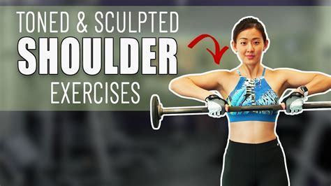 Toned Sculpted Shoulder Exercises For Women Joanna Soh Youtube