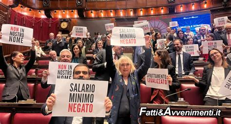 Camera Blocca Il Salario Minimo Con Voto Della Maggioranza Tensione In