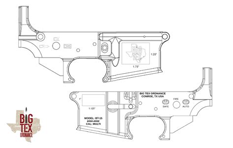 Big Tex Ordnance AR-15 Lower Receiver | Big Tex Ordnance