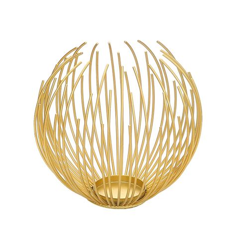 Gold Wire Candle Tealight Holder Home Decor Ornament Etsy