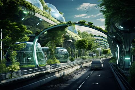 Premium Photo The Vision For The Future Advanced Green Energy In