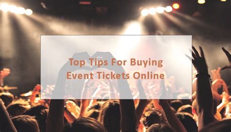 Primesiteuk ️top Tips For Buying Tickets Online