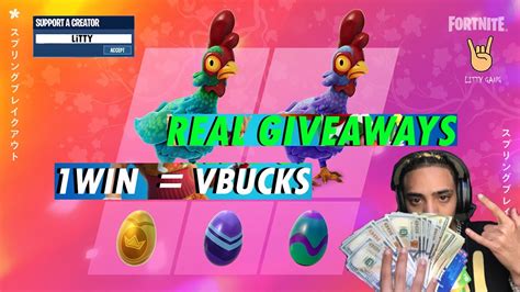 Vbuck Giveaways Fortnite Fashion Show Live Win Free Vbucks