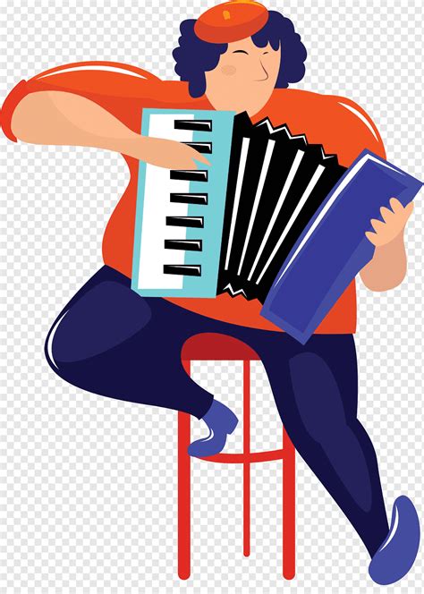 Accordion Player Clipart