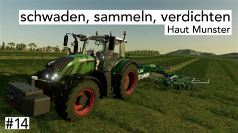 LS22 SCHWADEN Sammeln Und Verdichten I Haut Munster 14 I Farming