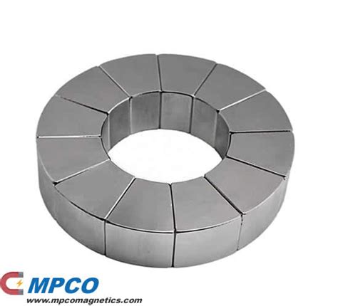 Stong Ndfeb Arc Segment Motor Magnet Mpco Magnets