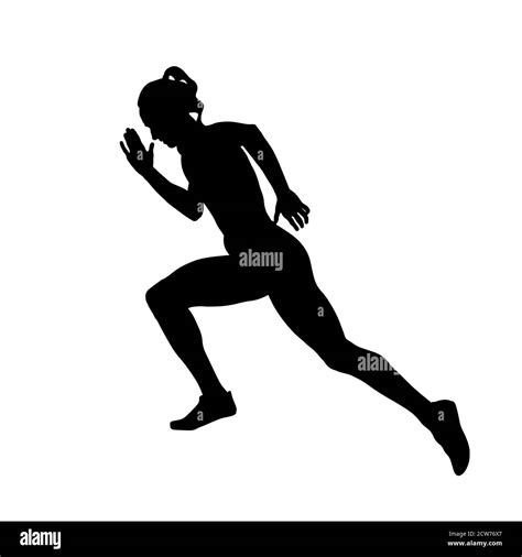 Female Sprinter Starting Block Hi Res Stock Photography And Images Alamy