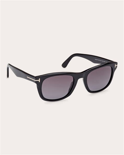 Tom Ford Kendel Square Frame Black Acetate Sunglasses Olivela