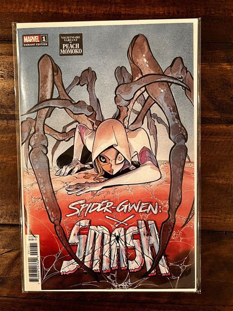 Spider Gwen Smash Peach Momoko Nightmare Variant Nm Spider Man Miles