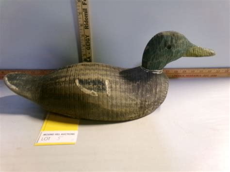 Item Up For Bidding At Auction Online Only Auction Duck Decoys