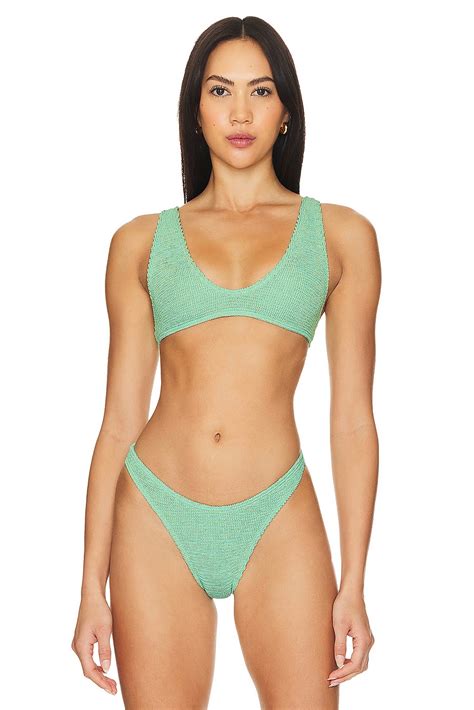 Bond Eye Scout Crop Bikini Top In Bermuda REVOLVE