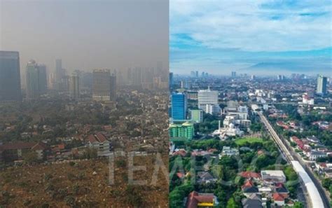 Betahita Polusi Udara Menurun Gunung Gede Terlihat Lagi Dari Jakarta