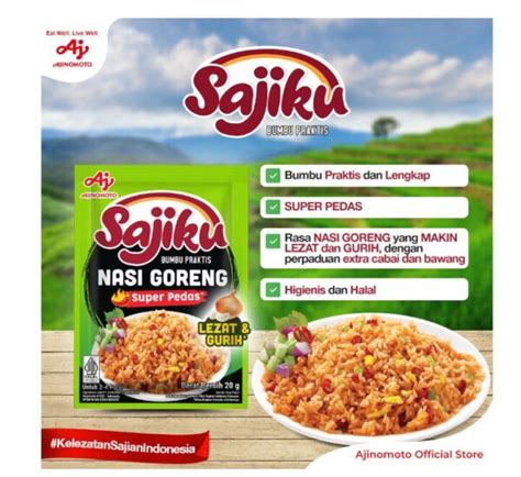 Sajiku Nasi Goreng Super Pedas Extra Spicy Fried Rice Spice Mix G