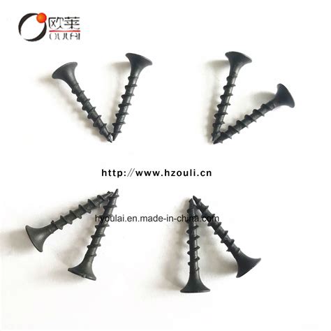 High Quality C1022 Drywall Screw Gypsum Board Screw Black Gray