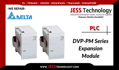 Repair DELTA PLC DVP PM Series Expansion Module Malaysia Singapore