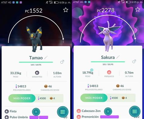 Pokémon Go Cómo Evolucionar A Eevee En Umbreon Y Espeon Con La