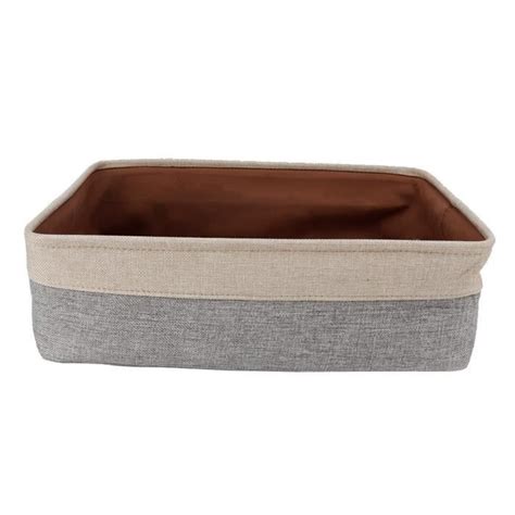 Bo Te De Rangement En Jute Panier De Rangement Pliable En Jute Eva