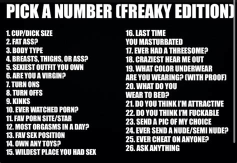 Pick A Number Freaky Edition Blank Template Imgflip