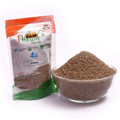 Dheash Brown Organic Ajwain 100Gms Packaging Size 250 Gm At Rs 60